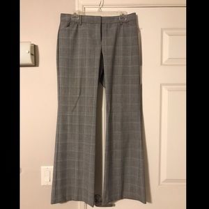 Express women’s work pants, light grey w/ stripes!